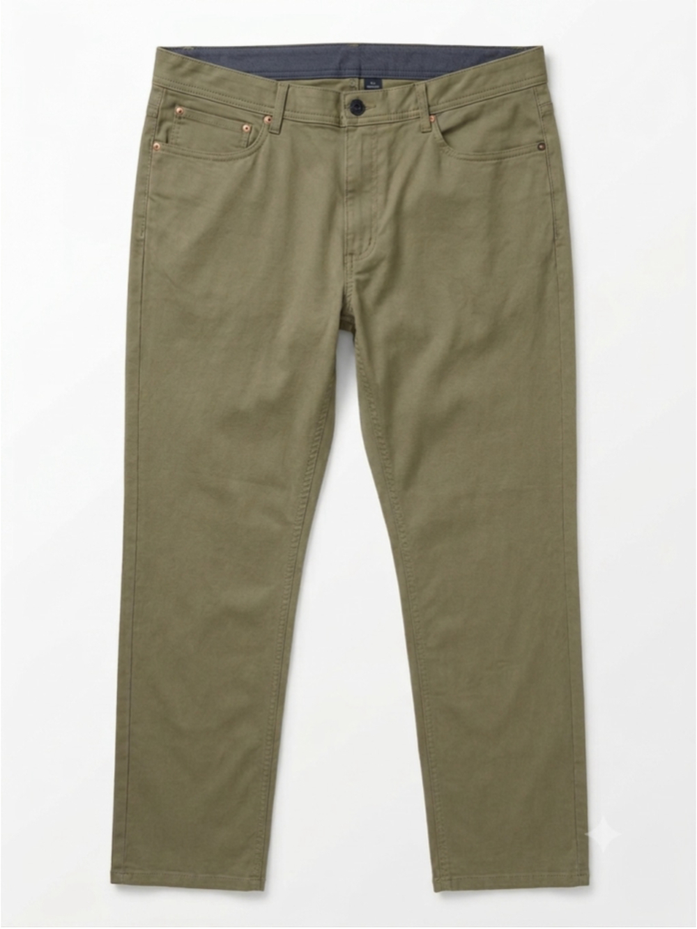 Copper & Oak Olive Green Momentum Performance Stretch Pants Chinos Men's 36x32